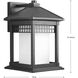 Hedwig 1 Light 16 inch Textured Black Outdoor Wall Lantern