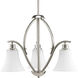 Mackinley 3 Light 20 inch Brushed Nickel Chandelier Ceiling Light