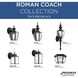 Zachriel 2 Light 11 inch Textured Black Outdoor Flush Mount