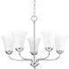 Cady 5 Light 21.88 inch Polished Chrome Chandelier Ceiling Light