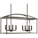 Fiona 8 Light 12 inch Antique Bronze Chandelier Ceiling Light