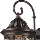 Joy 1 Light 14 inch Regal Bronze with Clear Outdoor Wall Sconce