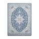 Creighton 87 X 63 inch Navy/Bright Blue/Cream/Silver Gray/Medium Gray Rugs