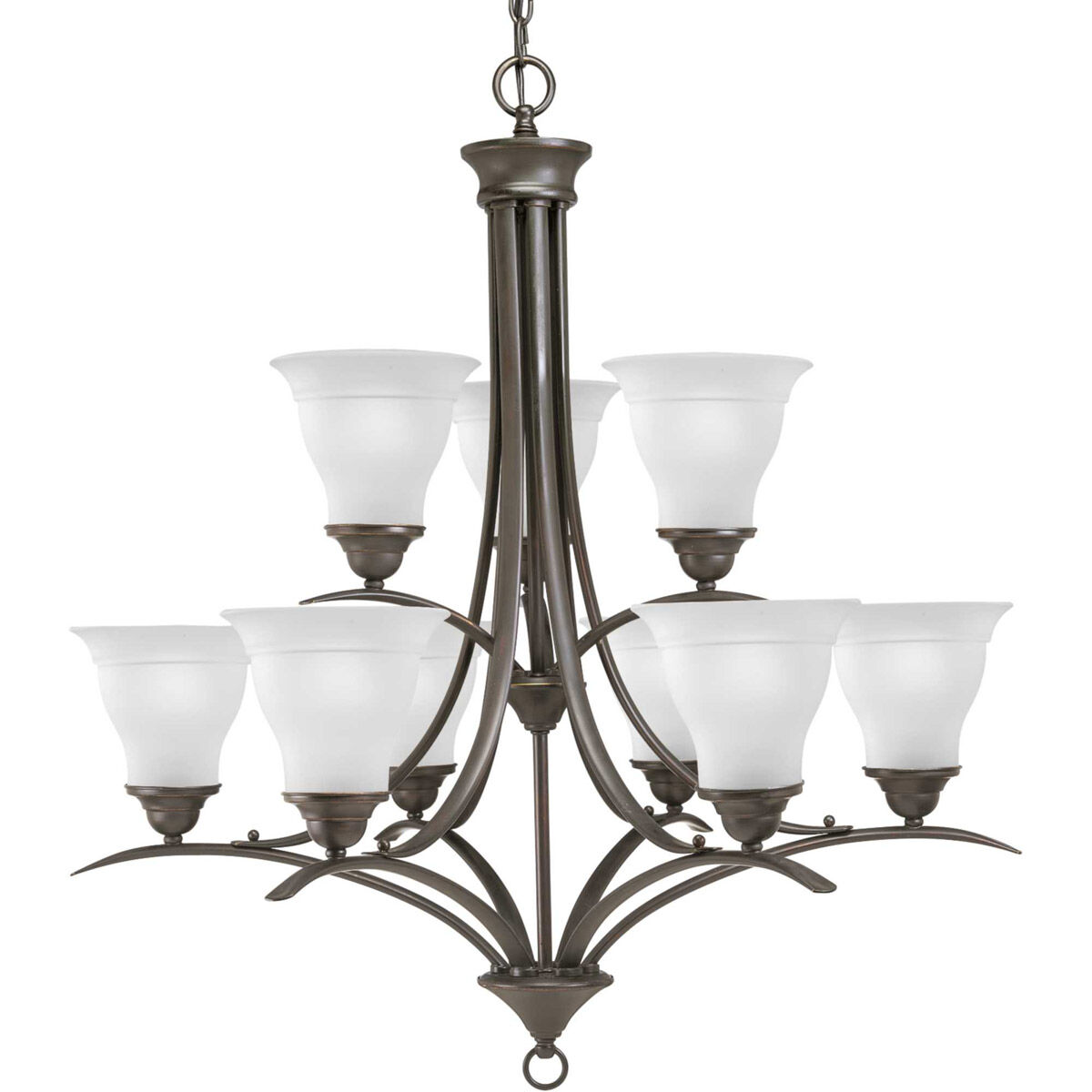 Nerissa 9 Light 30 inch Antique Bronze Chandelier Ceiling Light