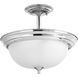 Laurinda 2 Light 13.19 inch Polished Chrome Semi-Flush Mount Convertible Ceiling Light