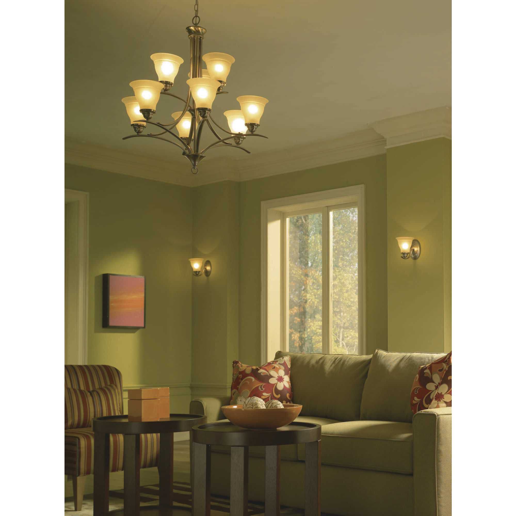 Nerissa 9 Light 30 inch Brushed Nickel Chandelier Ceiling Light