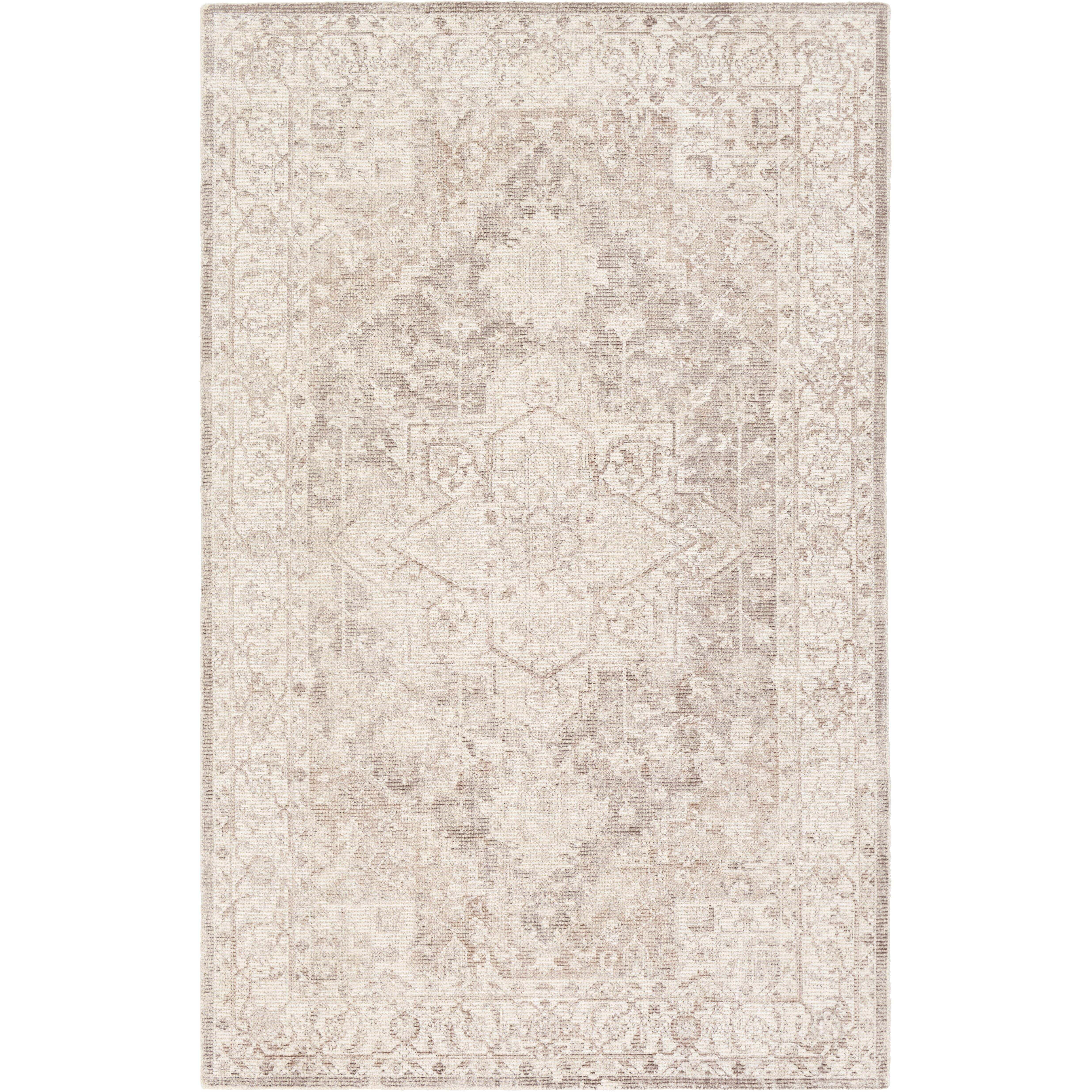 Emerson 36 X 24 inch Medium Brown Rug, Rectangle
