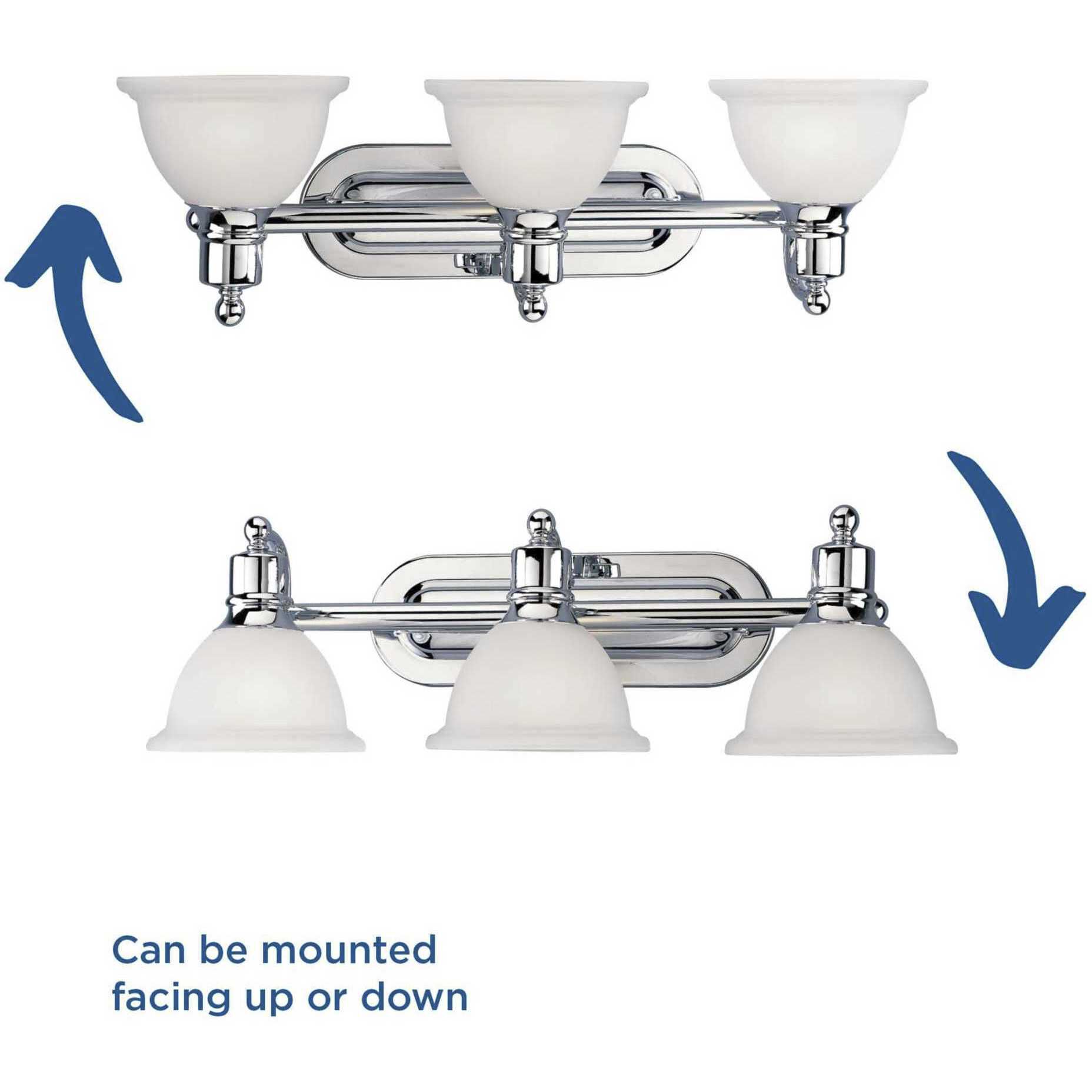 Beacher 3 Light 27.5 inch Polished Chrome Bath Vanity Wall Light