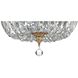 Everett 3 Light 12 inch Gold Flush Ceiling Light