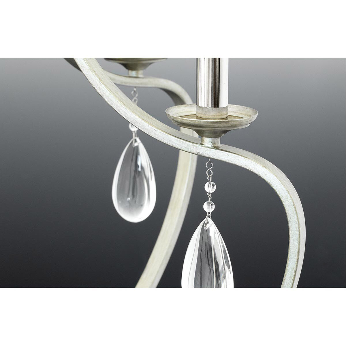 Kenley 5 Light 24.63 inch Silver Ridge Chandelier Ceiling Light