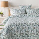 Calvin 92 X 88 inch Sea Foam/White/Aqua/Teal/Navy/Light Gray Bedding in Full/Queen, Full or Queen