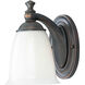 Juno 1 Light 6 inch Venetian Bronze Bath Vanity Wall Light, Delta