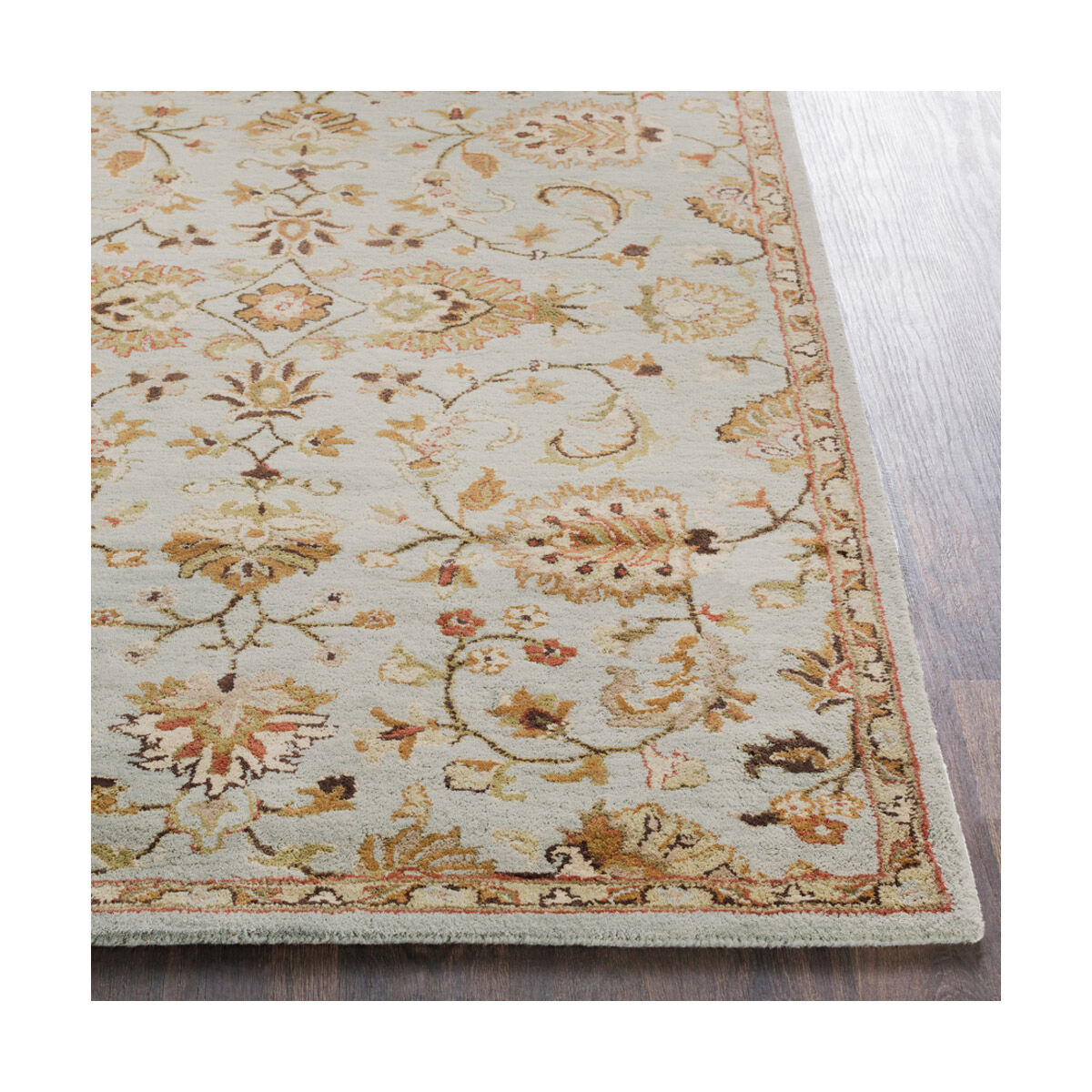 Arlo 72 X 72 inch Medium Gray/Dark Brown/Taupe/Tan/Rust/Khaki/Cream Rugs, Round