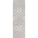 Varrius 36 X 24 inch Light Gray/Silver Gray Rugs, Wool and Viscose