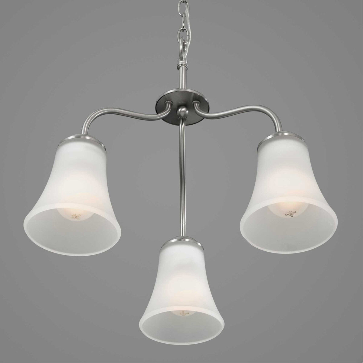 Cady 3 Light 18 inch Brushed Nickel Chandelier Ceiling Light