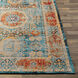 Javan 90 X 60 inch Bright Blue/Saffron/Bright Red/Black/Taupe Rugs, Polyester and Cotton