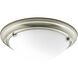 Tucker 2 Light 15.25 inch Brushed Nickel Flush Mount Ceiling Light