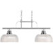 Karise 2 Light 10.63 inch Polished Chrome Chandelier Ceiling Light