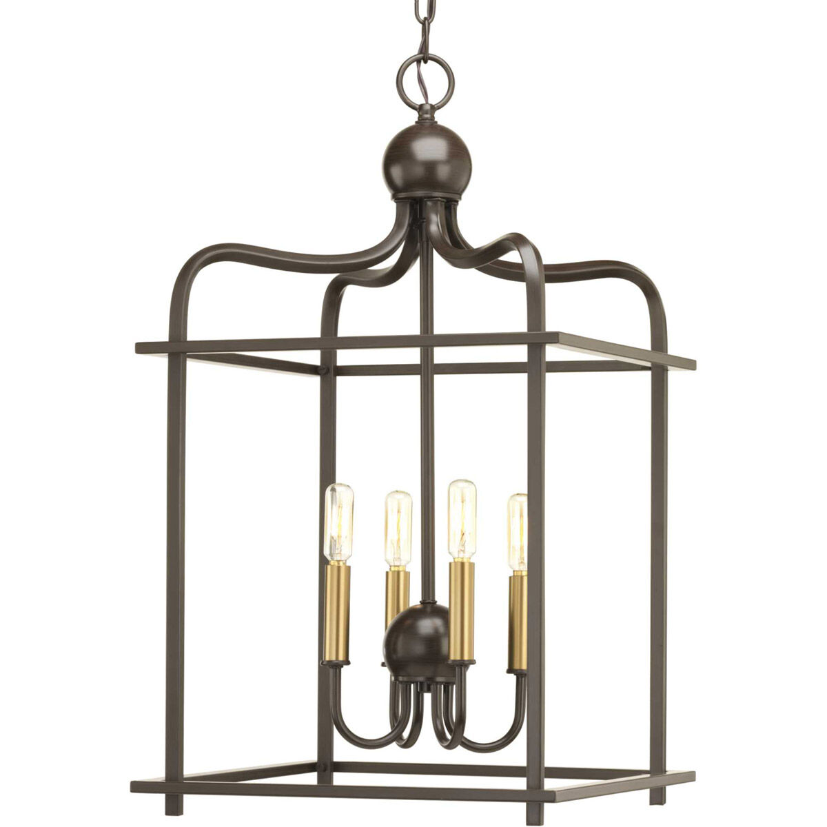 Stokley 4 Light 15 inch Antique Bronze Pendant Ceiling Light, Design Series