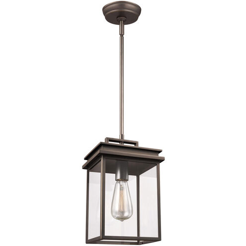 Chancellor 1 Light 7.75 inch Antique Bronze Outdoor Pendant