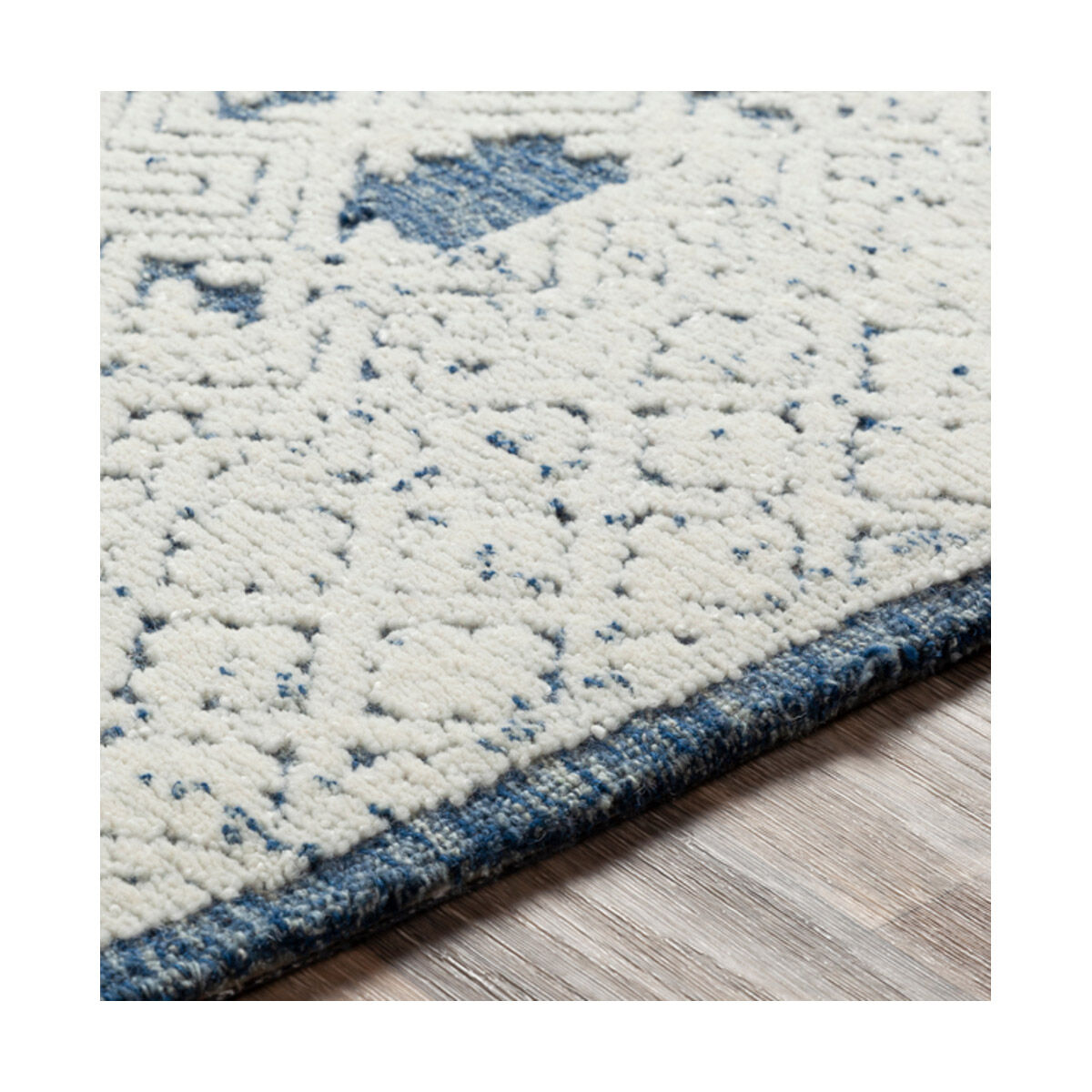 Ellen 144 X 108 inch Dark Blue Rug, Rectangle