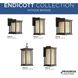 Leticia 1 Light 7 inch Antique Bronze Outdoor Hanging Lantern