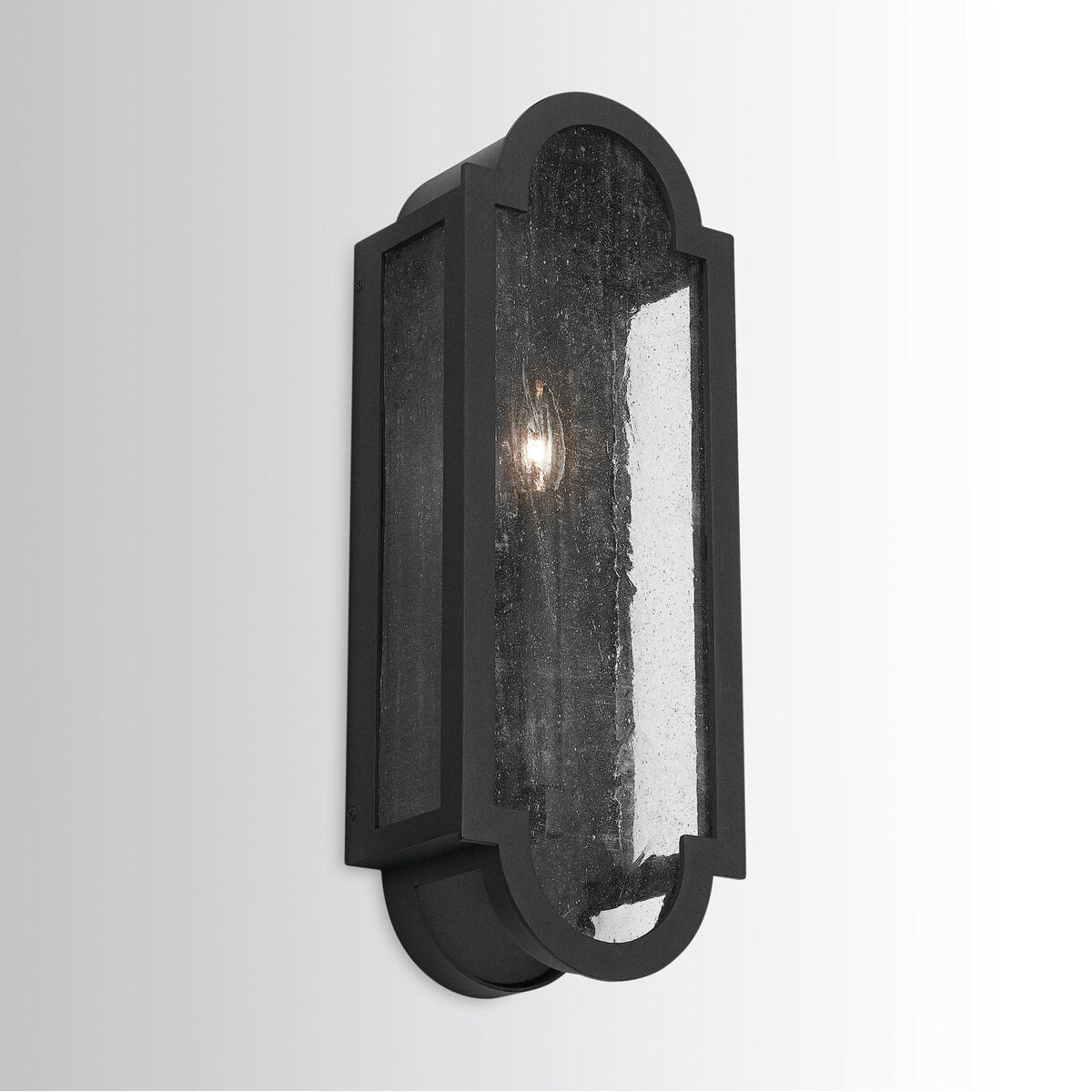 Lindsay 1 Light 20 inch Black Outdoor Wall Mount