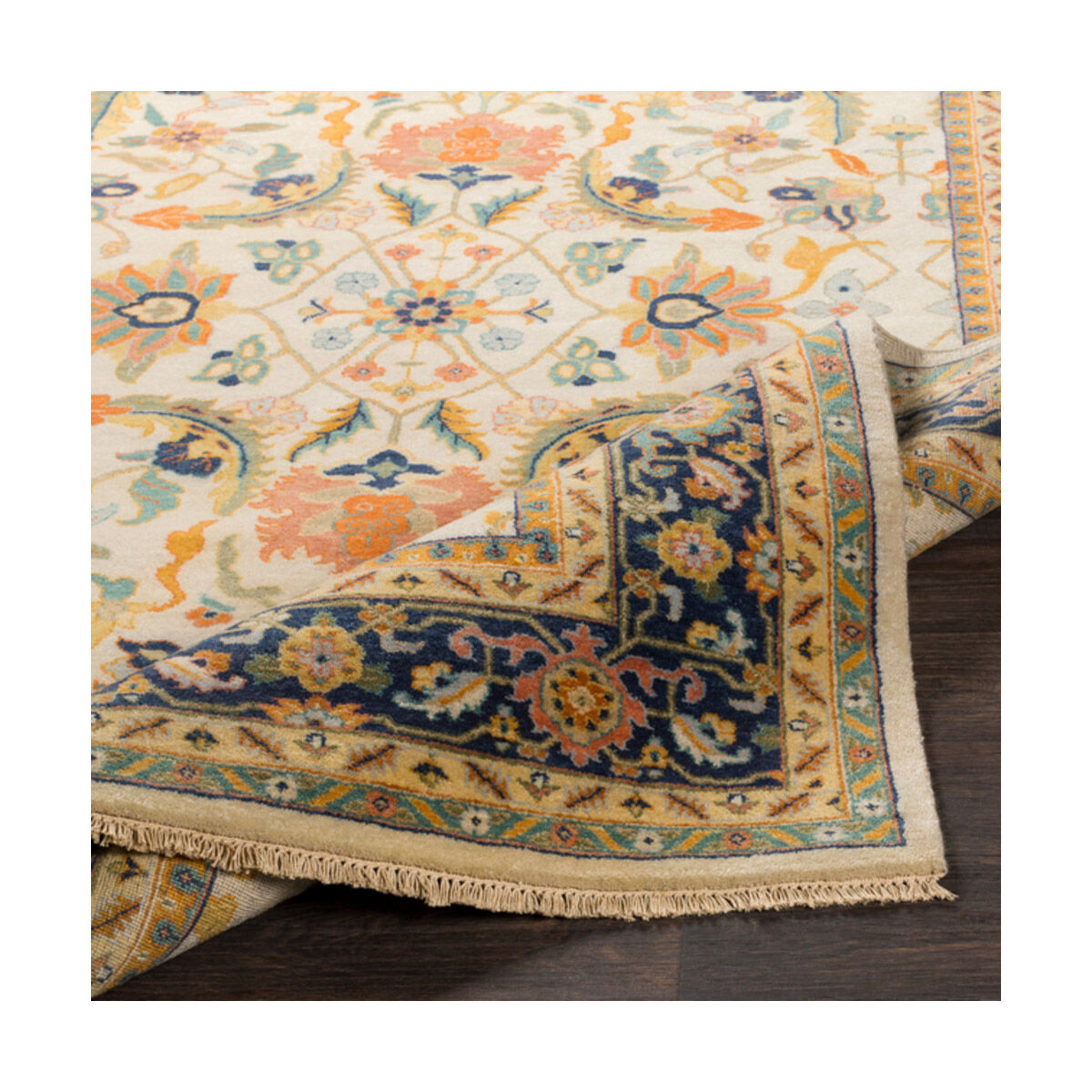 Spike 138 X 102 inch Burnt Orange/Saffron/Teal/Navy/Sage/Wheat/Ice Blue Rugs, Rectangle