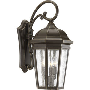 Gilford 3 Light 22 inch Antique Bronze Outdoor Wall Lantern, Large, Design Series