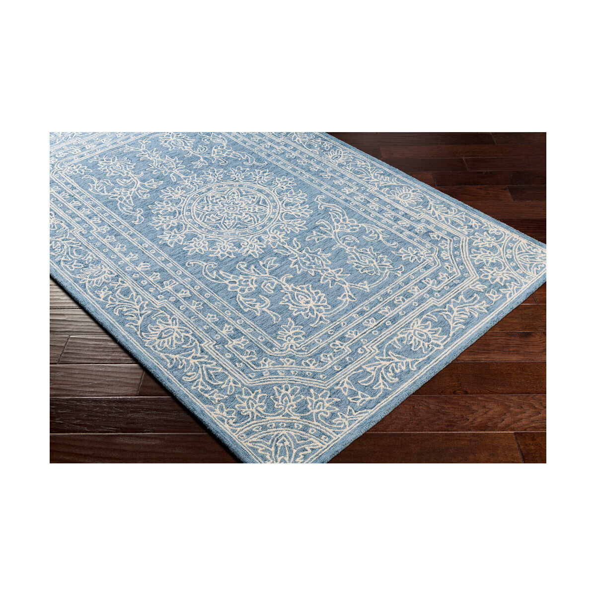 Kadenza 90 X 60 inch Denim/Navy/Cream Rugs
