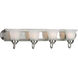 Verity 4 Light 30 inch Brushed Nickel Bath Vanity Wall Light