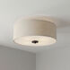 Mark 2 Light 13 inch Antique Bronze Flush Mount Ceiling Light