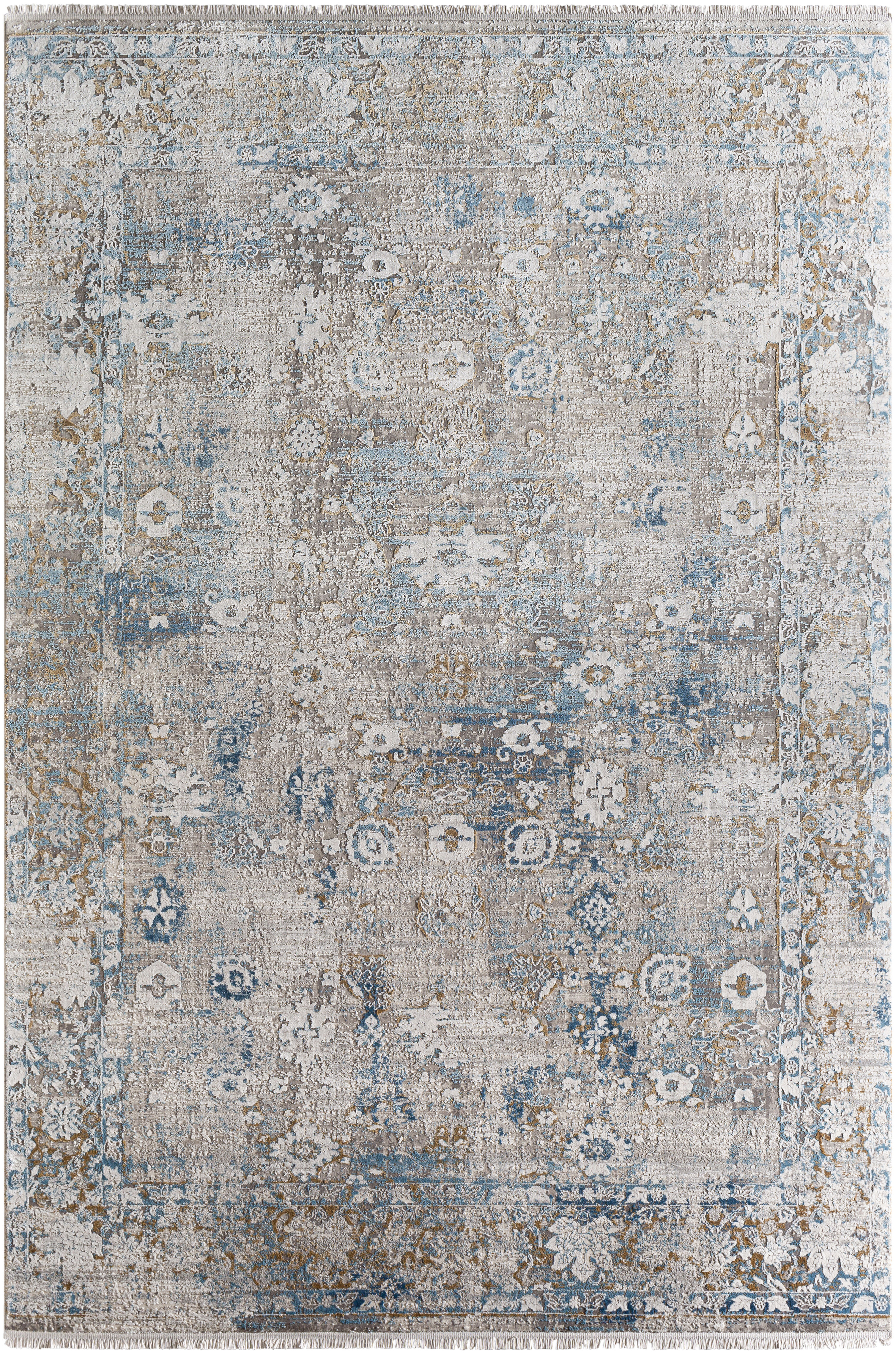 Comfort 156 X 114 inch Sky Blue Rug, Rectangle