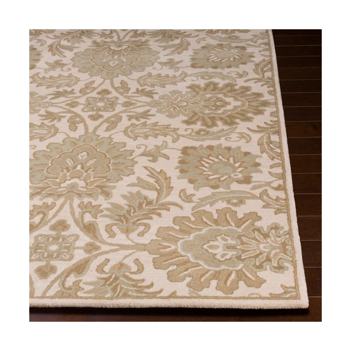 Edda 48 X 48 inch Beige/Camel/Taupe/Sea Foam Rugs, Wool