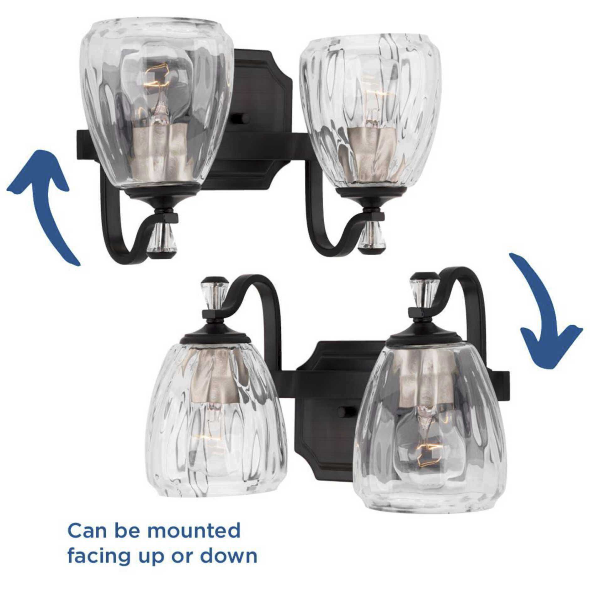 Kenley 2 Light 14 inch Antique Bronze Bath Vanity Wall Light