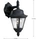 Marcellus 1 Light 13 inch Textured Black Outdoor Wall Lantern, Small
