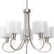 Beardsley 5 Light 25 inch Brushed Nickel Chandelier Ceiling Light