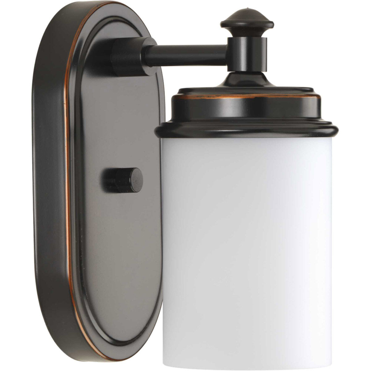Folsham 1 Light 5 inch Rubbed Bronze Bath Vanity Wall Light, Design Series