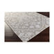 Varrius 36 X 24 inch Light Gray/Silver Gray Rugs, Wool and Viscose