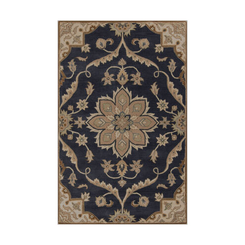 Edda 36 X 24 inch Ink Blue Rug, Rectangle