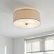 Mark LED 13 inch Brushed Nickel Flush Mount Ceiling Light, Progress LED