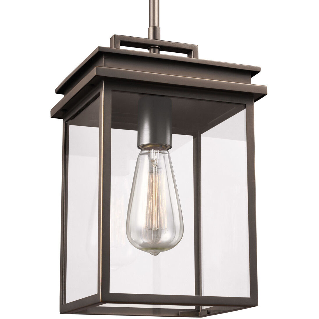 Chancellor 1 Light 7.75 inch Antique Bronze Outdoor Pendant