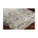 Kalvin 156 X 108 inch Medium Gray/Cream/Wheat/Tan Rugs, Wool, Viscose, and Cotton