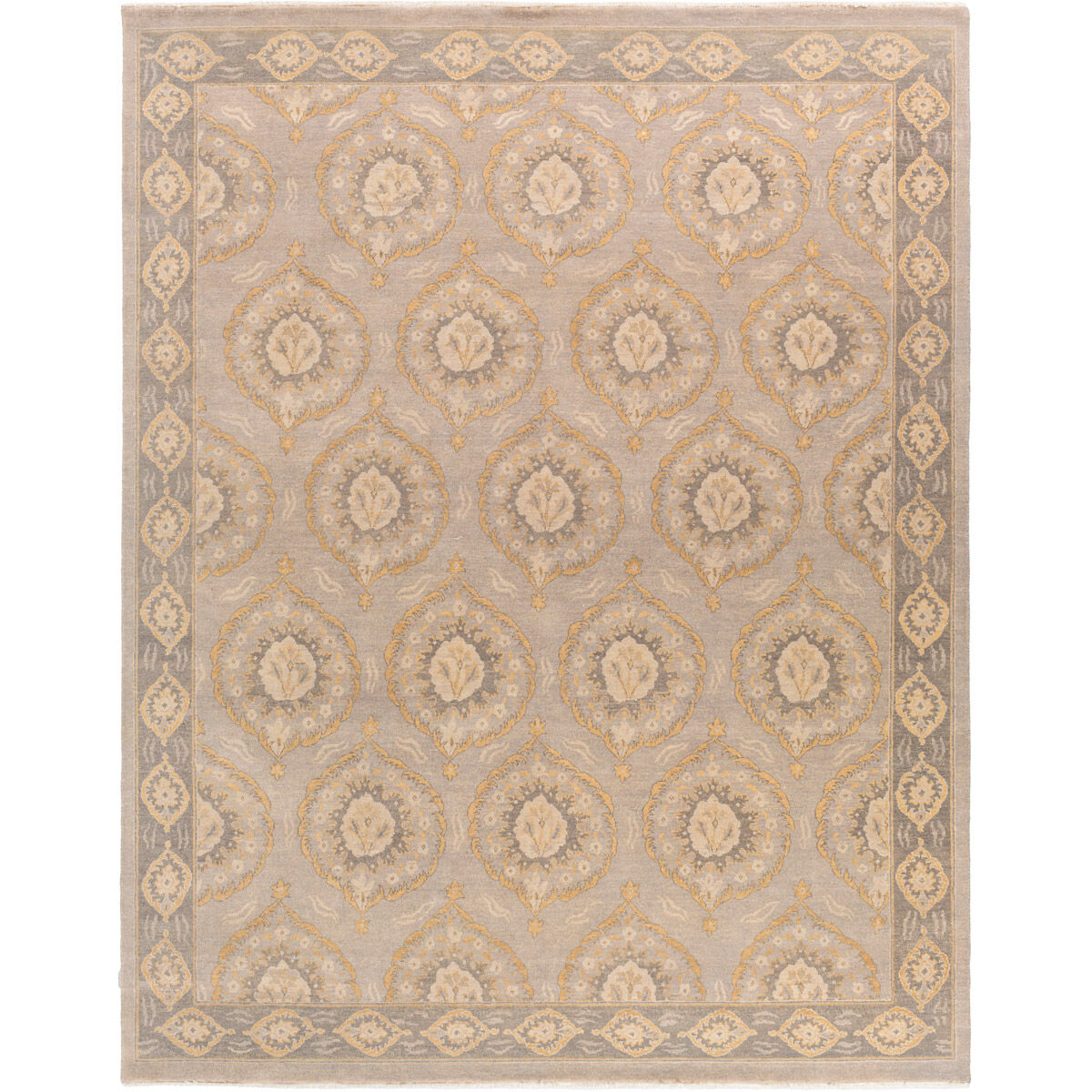Mar 120 X 96 inch Neutral and Brown Area Rug, Wool