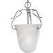 Lang 1 Light 10.5 inch Brushed Nickel Foyer Pendant Ceiling Light