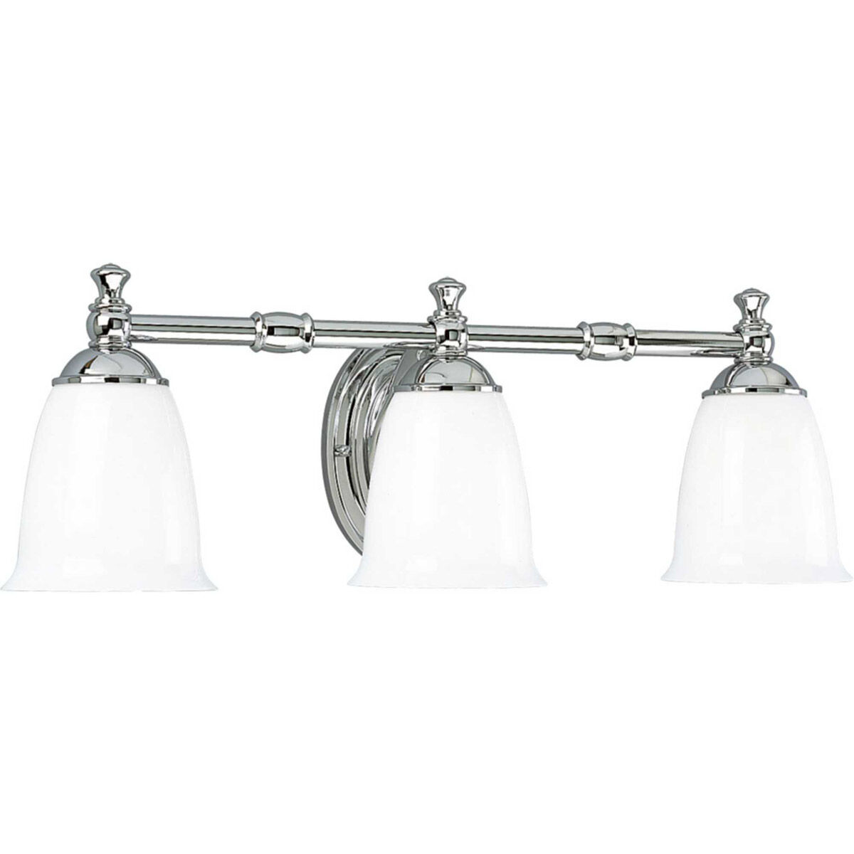 Juno 3 Light 25 inch Polished Chrome Bath Vanity Wall Light, Delta