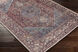 Ivory 87 X 63 inch Dark Plum Rug, Rectangle
