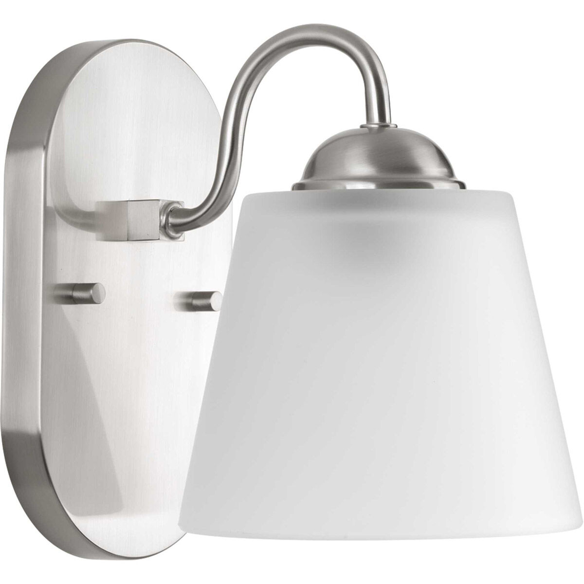 Jay 1 Light 5.88 inch Brushed Nickel Bath Vanity Wall Light