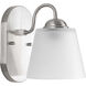 Jay 1 Light 5.88 inch Brushed Nickel Bath Vanity Wall Light