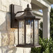 Shipley 1 Light 13 inch Antique Bronze Outdoor Wall Lantern, Medium